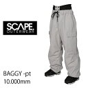 SCAPE エスケープ スノーボードウェア 24-25 BAGGY -pants パンツ/ LIGHT SAND (2024-2025) ウエア スノーボード ウェア メンズ・レディース【C1】【s0】(4)