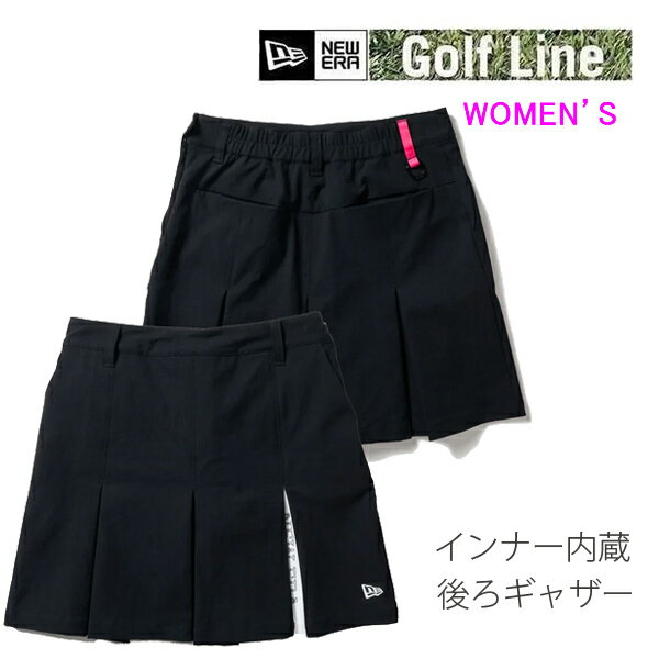 ニューエラ ゴルフウェア WOMEN'S プリーツスカート ブラック (14326357)日本正規品 newera ゴルフウェア【C1】【s8】