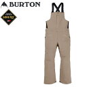 バートン 24-25 スノーボード ウェア メンズ ゴアテックス ビブパンツ GORETEX RESERVE -BIB pants / Summit Taupe...