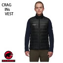 【7/4-10★3000円以上で300円OFFクーポン】マムート メンズ ベスト クラッグ インサレーション ベスト Crag IN VEST Men 1013-03450 black mammut ジャケット【C1】【s4】