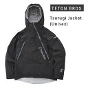 【マラソン★3000円以上で300円OFFクーポン】TETON BROS / Tsurugi Jacket (Unisex) / Black ( 24-25 2...