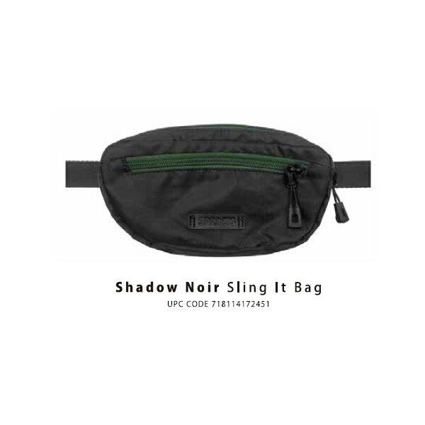 sprints ランニング　スリングバッグ SLING IT BAG / SHADOW NOIR トレラン ジョギ...