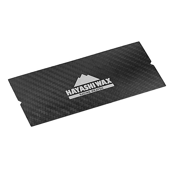 ハヤシワックス カーボンスクレーパー 厚さ1.5mm (15cm×6cm) スキー＆スノーボード...