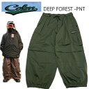 Calm カーム スノーボード ウェア パンツ DEEP FOREST -pants / OLIVE (24-25 2025) スノーボード ワイド 太い 【...