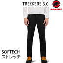 マムート アウトドア ロングパンツ TREKKERS 3.0 SO PANTS AF メンズ BLACK 0001 トレッカーズ 1021-00800 ソフテック ウェア【C1】【s7】