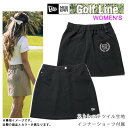 ニューエラ ゴルフウェア Women's ストレッチスカート Laurel Logo ブラック (14391429) NEWERA ゴルフ【s7】(4)