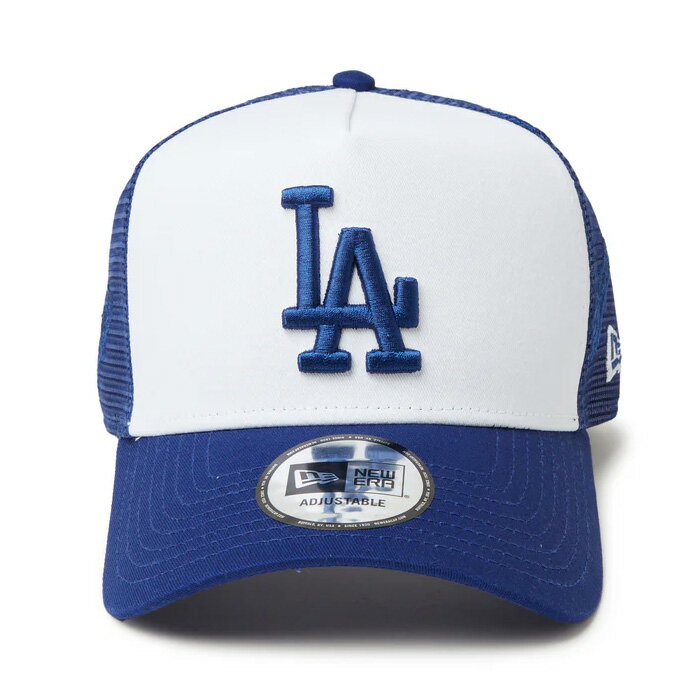 ニューエラ キャップ 9FORTY MLB Mesh Embroidery ドジャース ホワイト/ダークロイ...