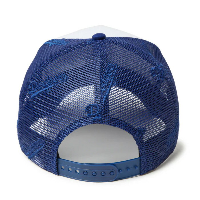ニューエラ キャップ 9FORTY MLB Mesh Embroidery ドジャース ホワイト/ダークロイ...