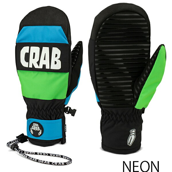 クラブグラブ グローブ PUNCH MITTEN NEON ネオン CRABGRAB スノーボード グローブ...
