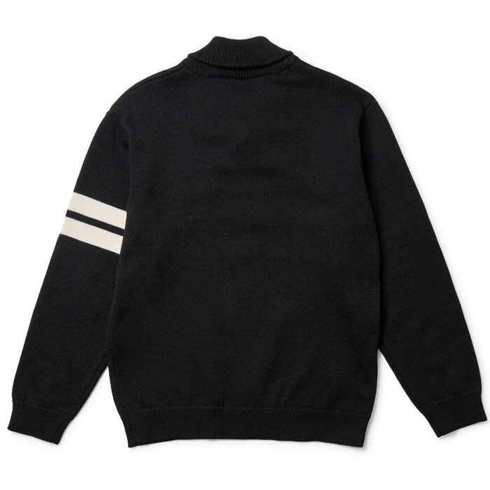 ニューエラ ゴルフウェア ショールカラー ニット ブラック (14669846) NEWERA ゴルフ 日本正規品【s8】