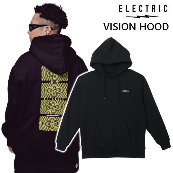 樂天商城 - 【6/10まで★3000円以上で300円OFFクーポン】エレクトリック スノーボード パーカー ELECTRIC VISION HOOD BLACK YELLOW (E25FU03)electric アパレル【s1】