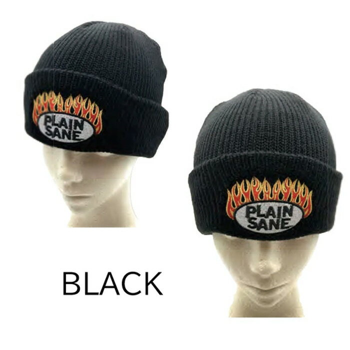 スノーボード ビーニー ニット帽 PLAINSANE (プレインセイン) FLAME BEANIE スノボ...