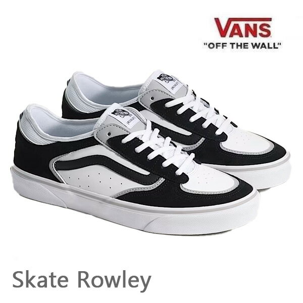 VANS - バンズ VANS SKATE ROWLEY / BLACK WHITE ( VN000DA2BA2 )　ロウリー ヴァンズ スニーカー スケボーシューズ【s1】