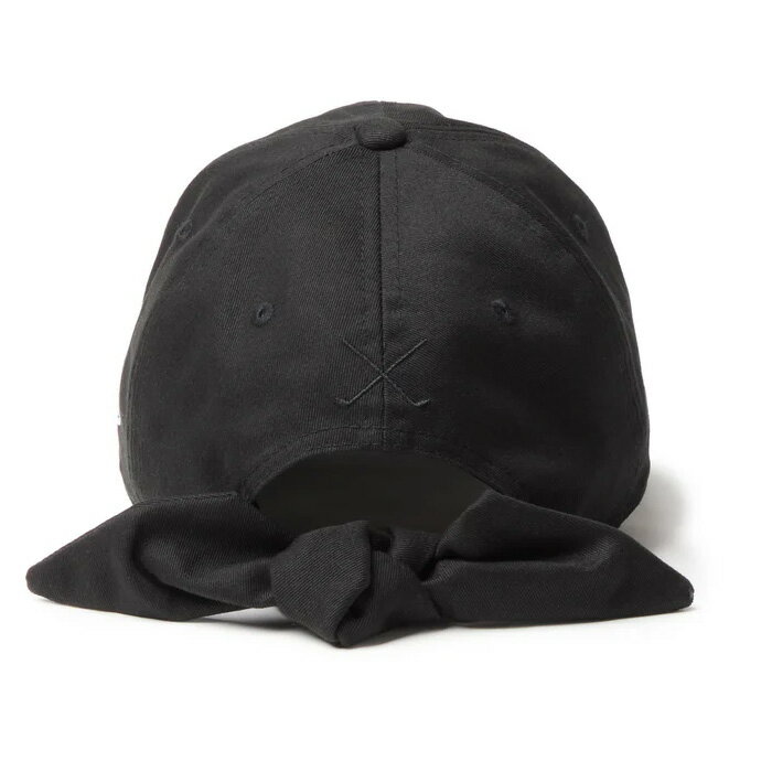 【5/15まで★3000円以上で300円OFFクーポン】ニューエラ ゴルフ キャップ Women’s 9TWENTY ロングバイザー リボン ブラック (14747135) レディース NEWERA GOLF 日本正規品【s1】 3