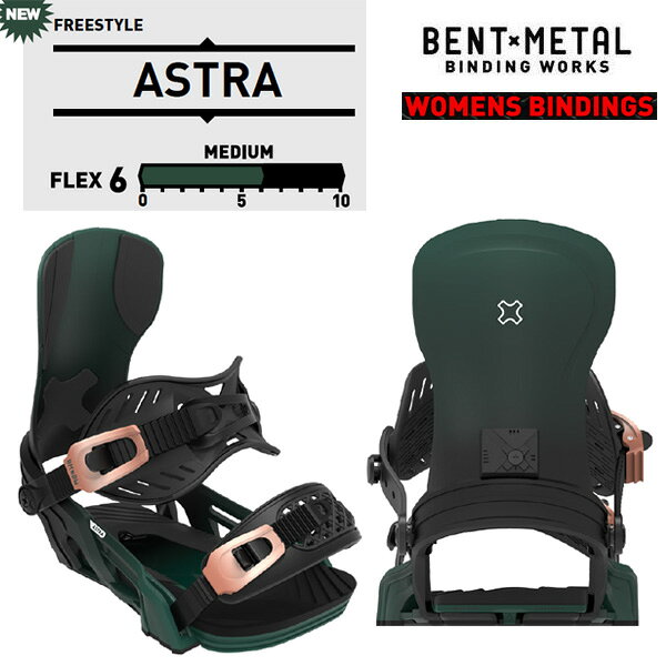 ベントメタル ビンディング レディース AIRSTRA / BLACK-GREEN ( 26-27 2027 ) BEN...
