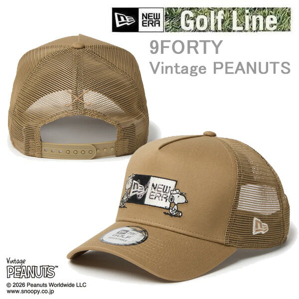 乐天商城 - ニューエラ ゴルフ キャップ 9FORTY ピーナッツ GOLF ボックスロゴ カーキ (14865324) NEWERA 日本正規品【s2】
