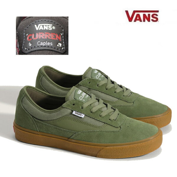 バンズ スニーカー VANS Skate Curren Caples / CREPE GREEN/GUM ( VN000D8517P ) ヴァンズ スケシュー スケートシューズ