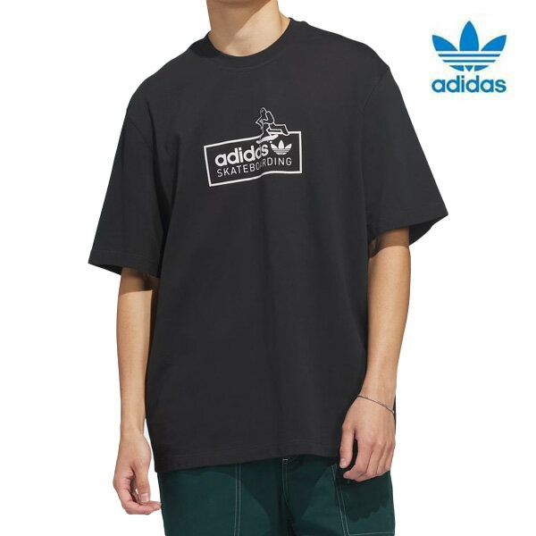 Rakuten - 【6/10まで★3000円以上で300円OFFクーポン】アディダス tシャツ スケートボーディング x マーク・ゴンザレス ロゴ 半袖Tシャツ / BLACK / ICE PURPLE (KF1835) adidas originals tシャツ【s1】