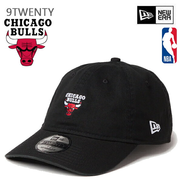 Rakuten - 【6/10まで★3000円以上で300円OFFクーポン】ニューエラ キャップ NBA 9TWENTY ウォッシュドコットン Mini Logo シカゴ・ブルズ ブラック/マルチカラー (14942675) CHICAGO BULLS 920 NEWERA 正規品 帽子