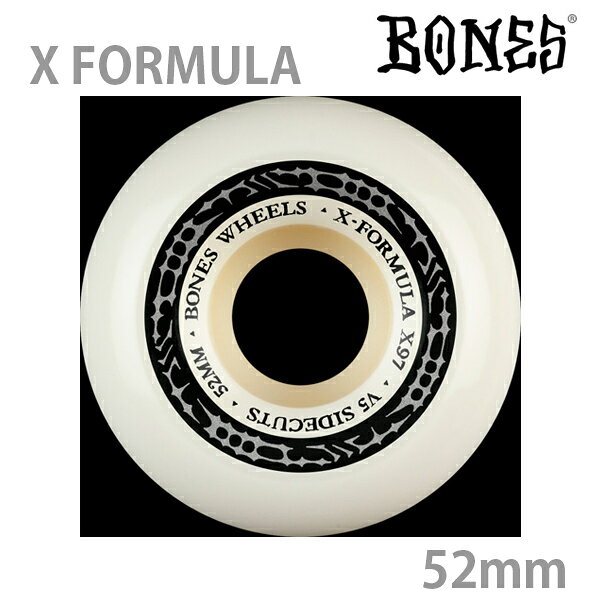 スケボー ウィール BONES WHEELS X-FORMULA エックスフォーミュラ X 97a 52mm BONES ボーンズ スケートボード【C1】　【s7】