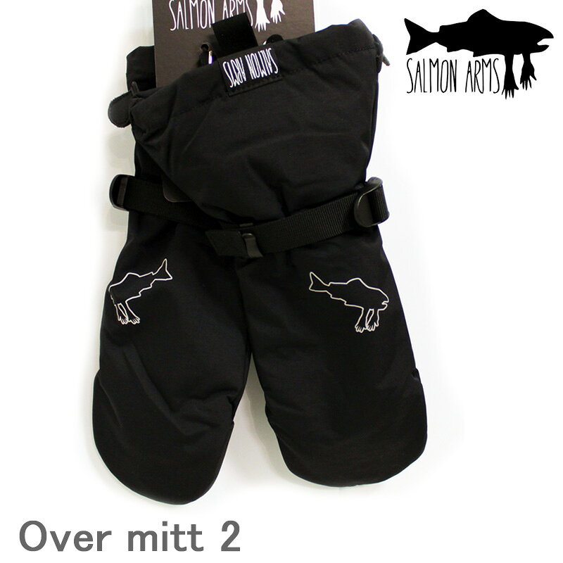 サーモンアームズ グローブ ミトン SALMON ARMS OVER MITT 2(オーバーミット 2) 耐久性に優れたナイロンシェルを採用。防水Hiporaインサート、3Mインサレーション。 取り外し可能なベルクロ式フリースライナー、パウダーストラップ、リストシンチ、着脱が簡単なプルタブ、タフなレザーパーム。 インナー（ミトンタイプ / 取り外し可能　※5本指に分かれていません。） SALMON ARMS （サーモン・アームズ）・・・ SALMON ARMSはカナダ・マウントシーモアをベースとしたミトングローブブランド。 このサーモン・アームズは同じくカナダ生まれで北米で人気の（Dinosaurs will die）や（Dope industries）と深く関わりを持つミトングローブブランド。 バンクーバーのスノーボーダー、ニック・ヘリンガのアイデアで誕生したSALMON ARMSは ロングカフのオーバーミットにデカデカとプリントされたサーモンをはじめ強烈なインパクトを放つデザインが特徴。 もちろんグラフィックだけでなく、カナダの極寒地でも使えるクオリティも備えています。 SALMON ARMS,サーモンアームズ,OVER MITT 2,OVERMITT 2,オーバーミット2,オーバーミット 2,オーバーミット スノーボード,スノボ,グローブ,ミトン,ミトングローブ,手袋,防水,防寒,保温,レザーパーム バックカントリー,パウダー,パーク,フリースタイル,メンズ,レディース,ユニセックス,男女兼用,26-27モデル,26-27,2026,2027