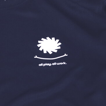 PLAY DESIGN プレイデザイン / P01 プレイ / 長袖Tシャツ ロンTEE ドライ素材 / PLAYER MESH LS TEE - NAVY / 20SS0OMLTNVY / メンズ【s2】