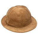 NEWHATTAN j[nb^ / RbgR[fC oPbgnbg / METRO HAT CORDUROY - TAN / 1546 ^x[Wys0z