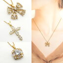 MAX50%オフ マラソンガラス製 ペンダントトップ 3タイプ 【115】 高級メッキコーティング チャーム ネックレス トップ リボン クロス レディース 大...