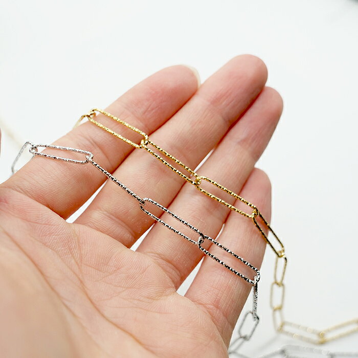 【C】 【全品15%オフクーポン】 【切り売り/約1m】【模様入り ケーブル 4.9mm幅】ステンレス チェーン 14K真空メッキ 金属アレルギー対応 304 チェーン アレルギーフリー ハンドメイド DIY 国内発送 stone-akane-10053015 天然石とステンレスのお店 Akane サンプル画像2