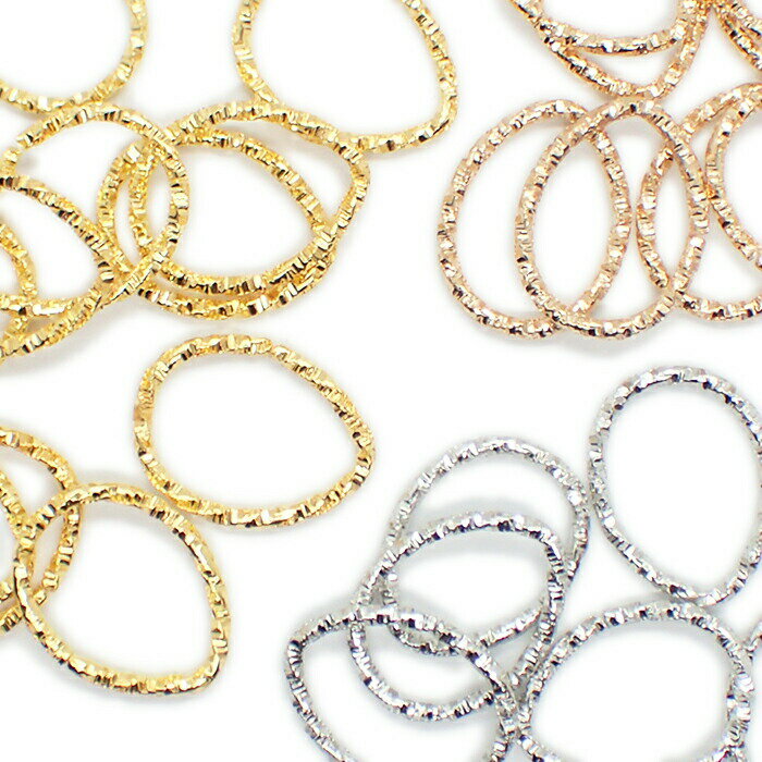 樂天商城 - 基礎パーツ【ツイストカン(ドロップ) 18mm】【10個売り】 Cカン ドロップ ツイスト ハンドメイド アクセサリー 素材