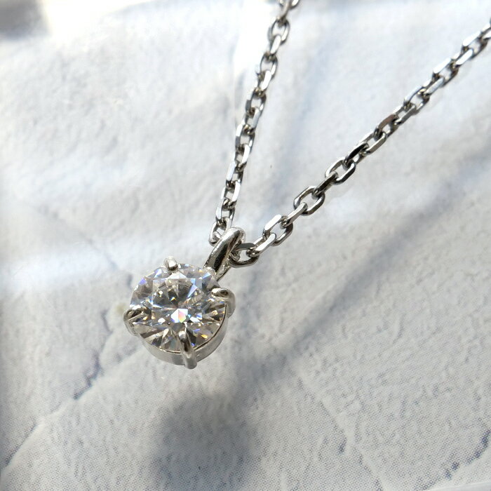 モアッサナイト ラウンド 約6mm SV925 シルバー製 ペンダント トップ 天然石 日本製のサムネイル