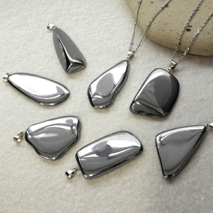 【最大50%オフ スーパーSALE】 テラヘルツ 不定形 ステンレス 金属アレルギー対応 ペンダント トップ ..