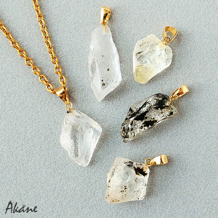 【最大50%オフ スーパーSALE】 金属アレルギー対応 【 フェナカイト ロシア産 原石 ペンダントトップ ステンレス 】 天然石 ラフカット パワーストーン...