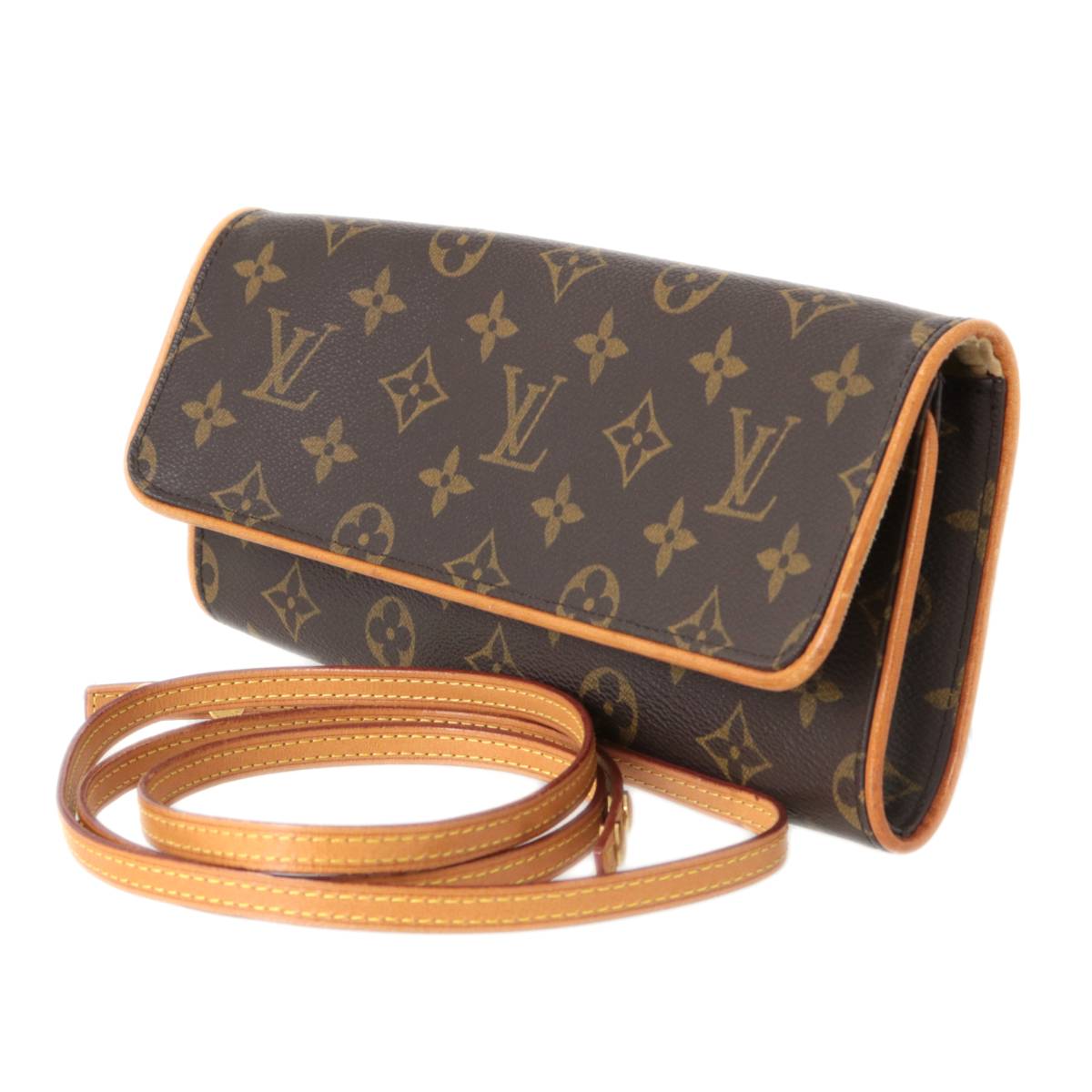 楽天ブランドショップ　リバース【中古】 LOUIS VUITTON/ルイ・ヴィトン ポシェット・ツインGM ミニショルダーバッグ モノグラム M51852 FS Bランク