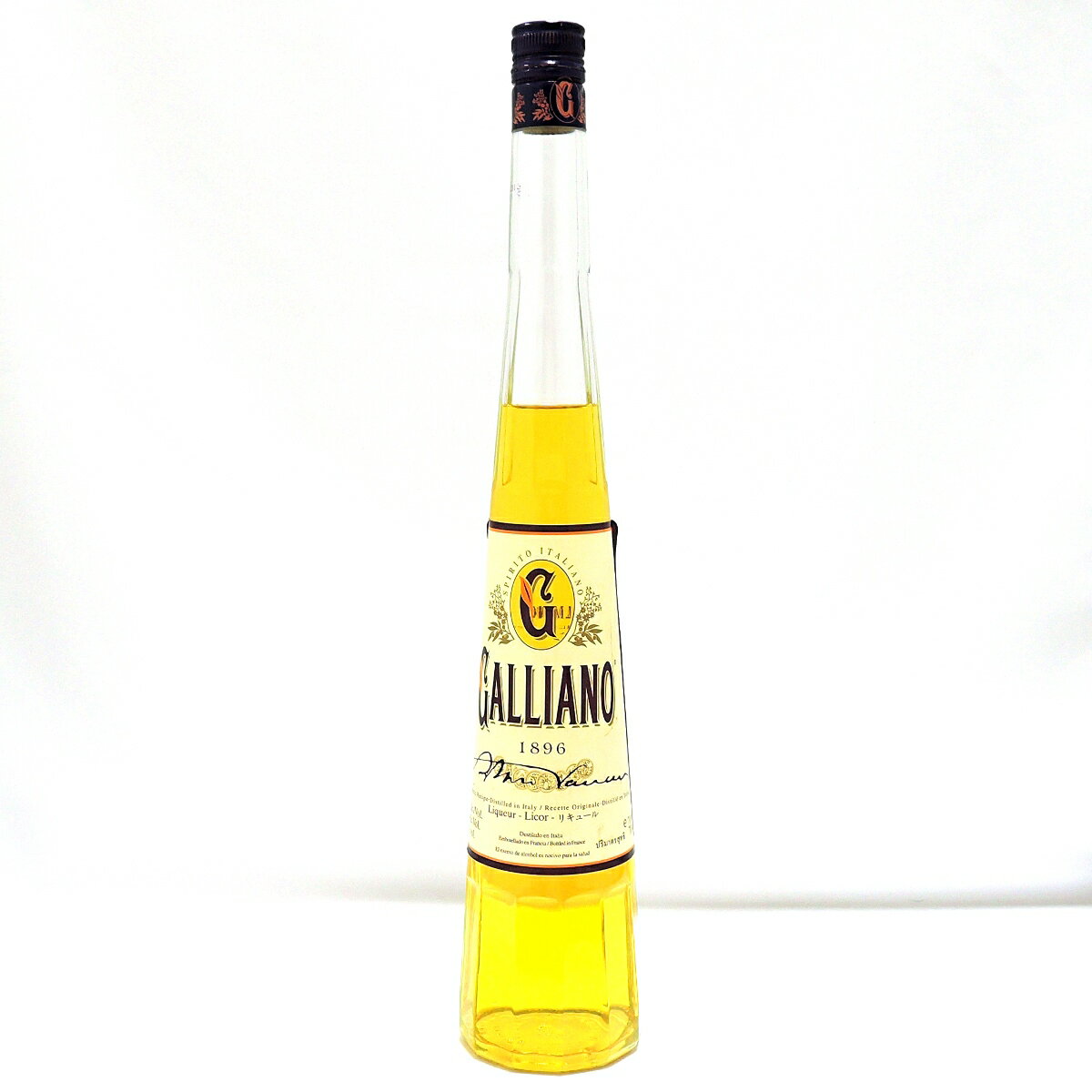 【中古】 古酒 リキュール GALLIANO 1896 SPIRITO ITALIANO ガリアーノ　30度　700ml FS 箱なし