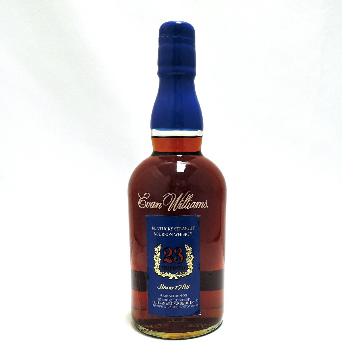 【中古】 古酒 ウイスキー バーボン Evan Williams エヴァンウィリアムス 23年 1783 バーボンウイスキー 750ml 53.5% FS 箱なし