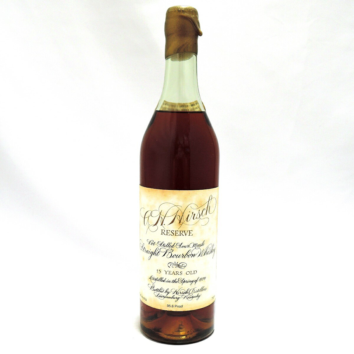 【中古】 古酒 ウイスキー バーボン ハーシュリザーブ 15年 HIRSCH RESERVE pot stilled straight bourbon whisky バーボン ウイスキー 750ml 47.8% FS 箱なし