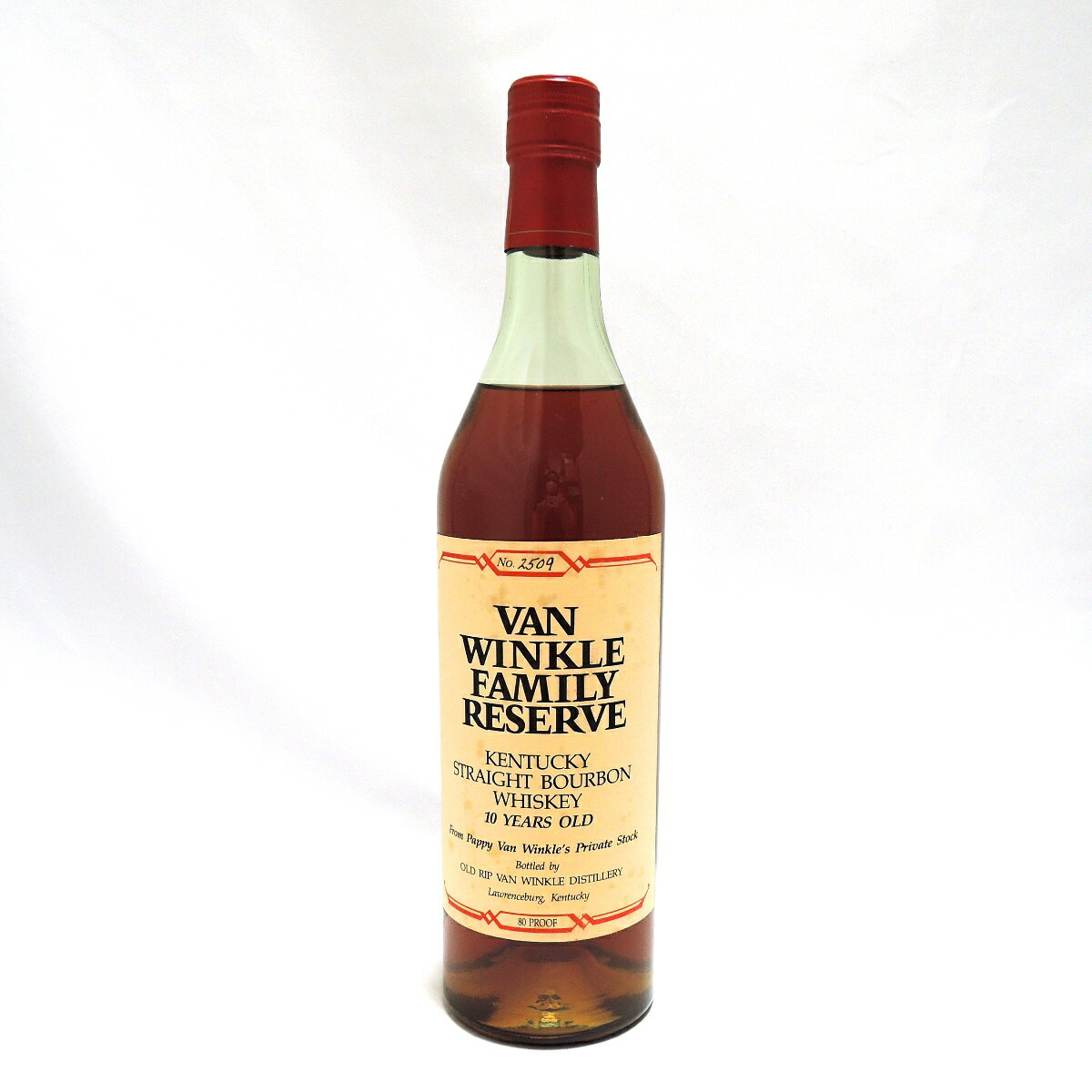 【中古】 古酒 ウイスキー バーボン ヴァン ウィンクル ファミリーリザーブ 10年 VAN WINKLE FAMILY RESERVE 750ml アルコール度数40% FS 箱なし