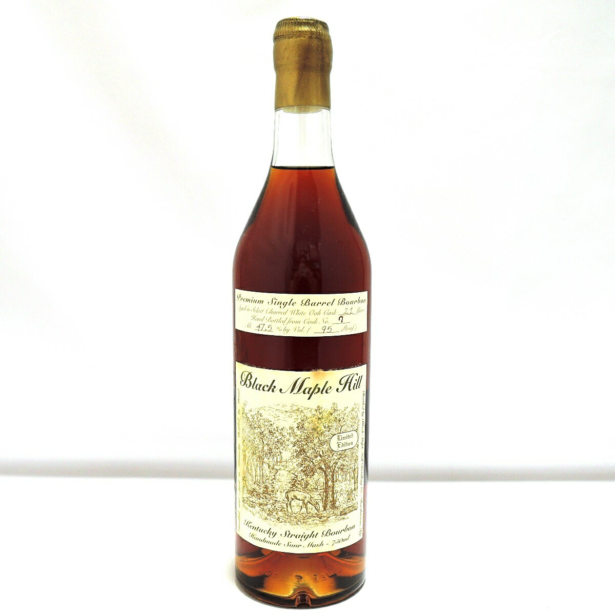 【中古】 古酒 ウイスキー バーボン Black Maple Hill ブラックメープルヒル 21年 Cask No.7 750ml アルコール度数47.5% FS 箱なし