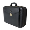 【中古】 Hebe アタッシュケース ビジネスバッグ レザー ブラック ダイヤルキー付スライドロック開閉 47×35×13(cm) NT Bランク
