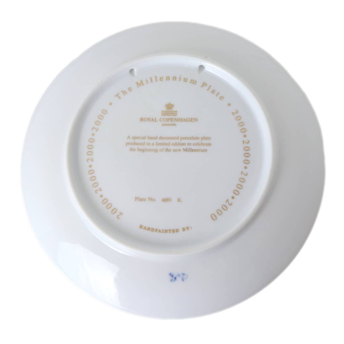 ����š� Royal Copenhagen ������륳�ڥ�ϡ����� �ߥ�˥���ץ졼�� ���� ���껮 2000 Ȣ�������� ľ����18cm NT ���� A���