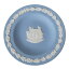 【中古】 WEDGWOOD ウェッジウッド ミニプレート 小皿 飾り皿 絵皿 ジャスパーウェア 直径約11.3cm NT Bランク