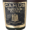 【中古】 古酒 ブランデー コニャック CAMUS NAPOLEON EXTRA カミュナポレオンエクストラ ブラックラベル 700ml アルコール度数40％ NT 箱なし 2