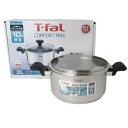 【中古】 T-fal ティファール コンフォートマックス IH ステンレス シチューパン 両手鍋 シ ...