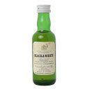 【中古】 古酒 BLACK&WHITE ブラック&ホワイト チョイスオールドスコッチ ミニボトル 47ml アルコール度数推測43%% NT 箱なし