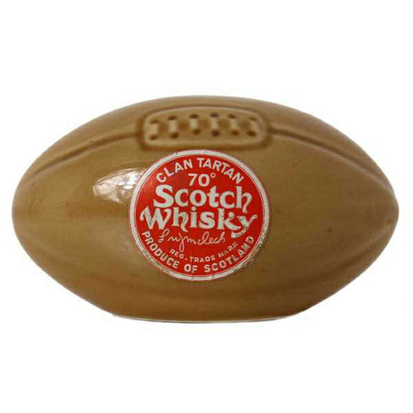 【中古】 ヴィンテージ Clan Tartan Scotch Whisky 陶器ボトル ミニボトル 空ボトル 置物 ラクビーボー..
