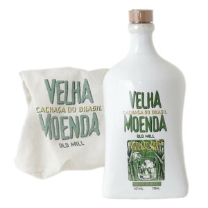 【中古】 古酒 VELHA MOENDA カシャッサ カシャーサ ブラジル蒸留酒 陶器ボトル 重量1222g 700ml アルコール度数42％ NT 布袋あり