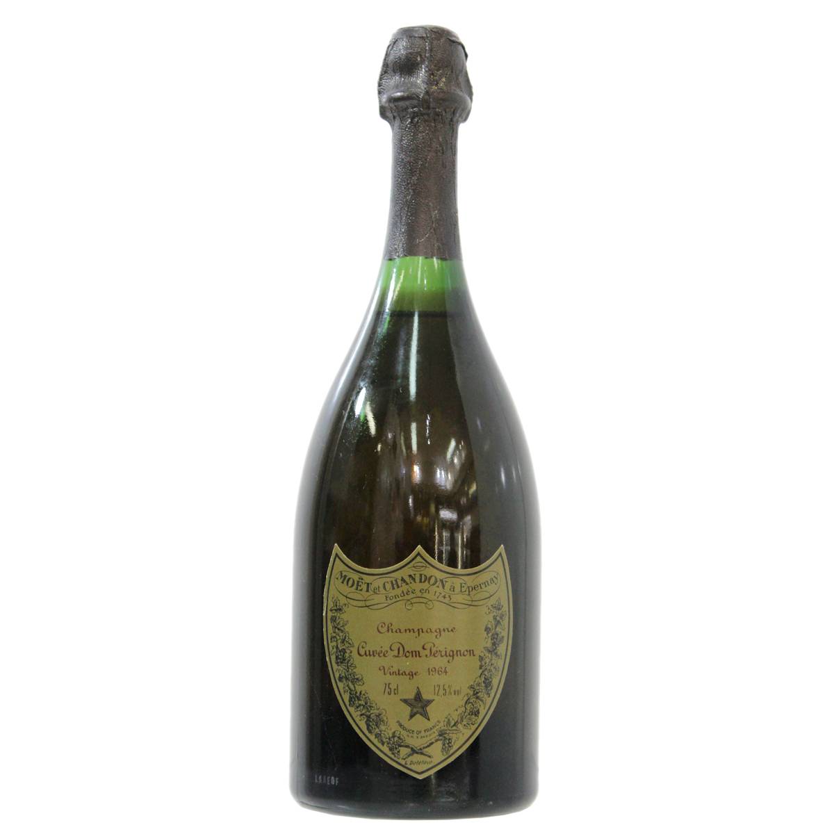 【中古】 古酒 果実酒 シャンパーニュ Dom Perignon Moet Chandon/ドン ペリニヨン モエ エ シャンドン 1964 750ml アルコール度数12.5% NT 箱なし