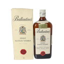 【中古】 古酒 ブレンデッド スコッチウイスキー Ballantines FINEST バランタイン 特級 750ml 43% NT 箱あり