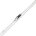 【中古】 喜平ネックレス 2面シングル チェーンネックレス Pt850 首周り約40.5cm 重量約2.0g NT 磨き仕上げ品 Aランク